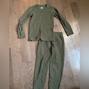 Athletic Works Boys 2 Piece Waffle Thermal Layering Set Sz XS 4-5